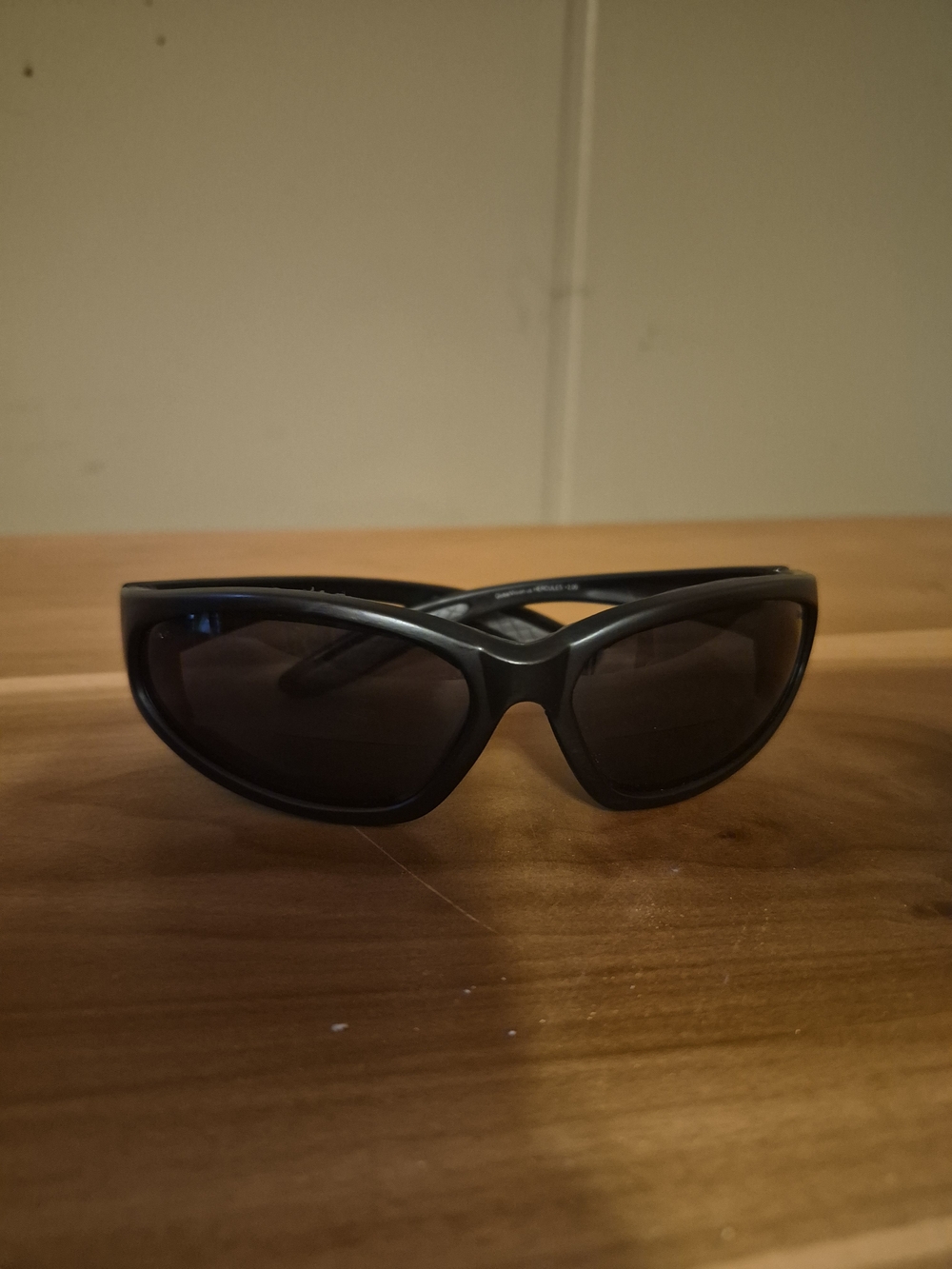 Hercules Bifocal Motorcycle Sunglasses With Padding - Dark Smoke Lenses